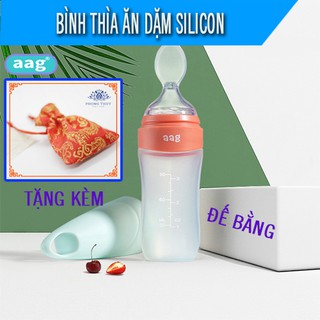 Bình Thìa Ăn Dặm AAG Hàn Quốc Cao Cấp Cho Bé