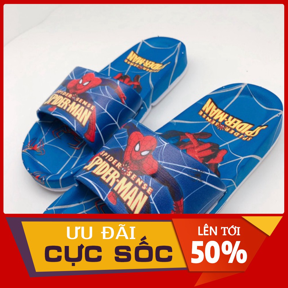 RẺ VÔ ĐỊCH_Dép Bé Trai Spiderman SH144 Quai Ngang Siêu Bền [ ẢNH THẬT ]_GIÁ SALE CỰC MẠNH