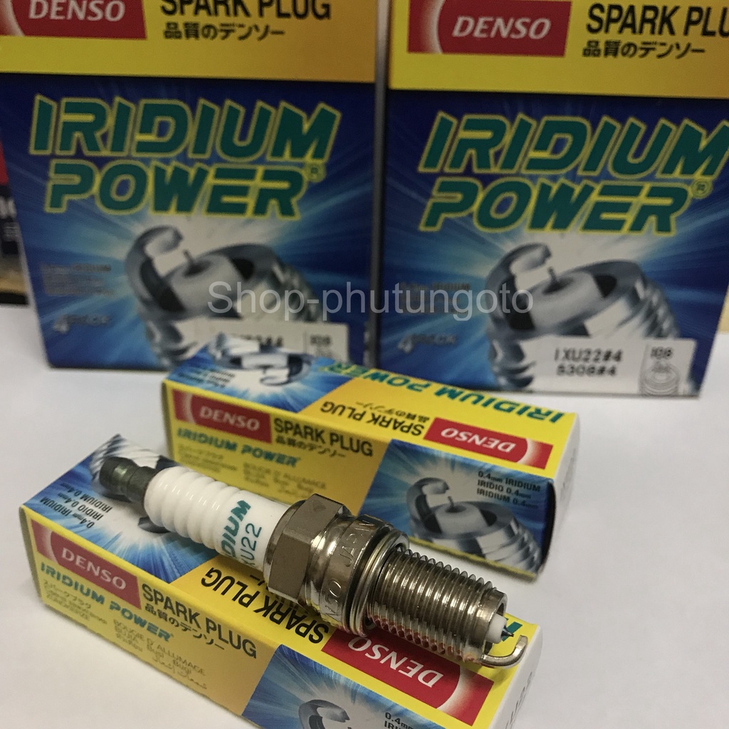 Bugi Iridium Denso chính hãng mã IXU22 cho xe Matiz 4, Spark, Suzuki Swift, Etiga.