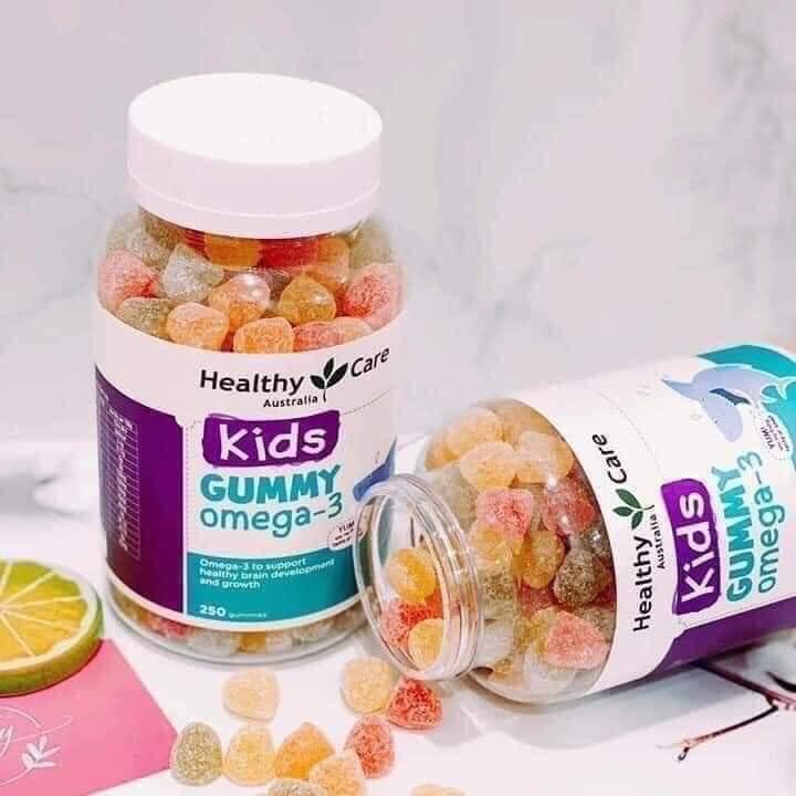 Kẹo dẻo Gummy Omega3 Úc Healthy Care - 250 viên