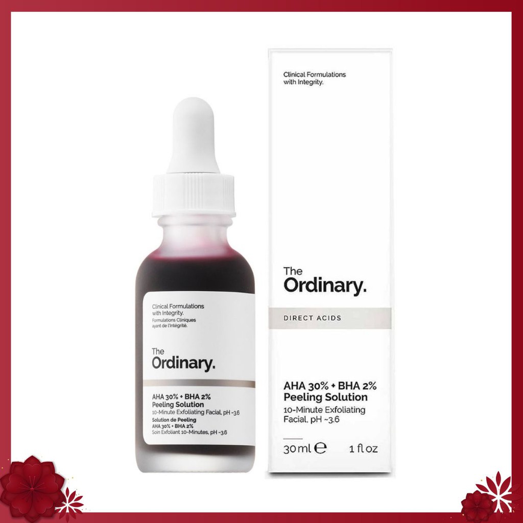 Tẩy Tế Bào Chết Mặt The Ordinary AHA 30% + BHA 2% Peeling Solution 30ml ✟α