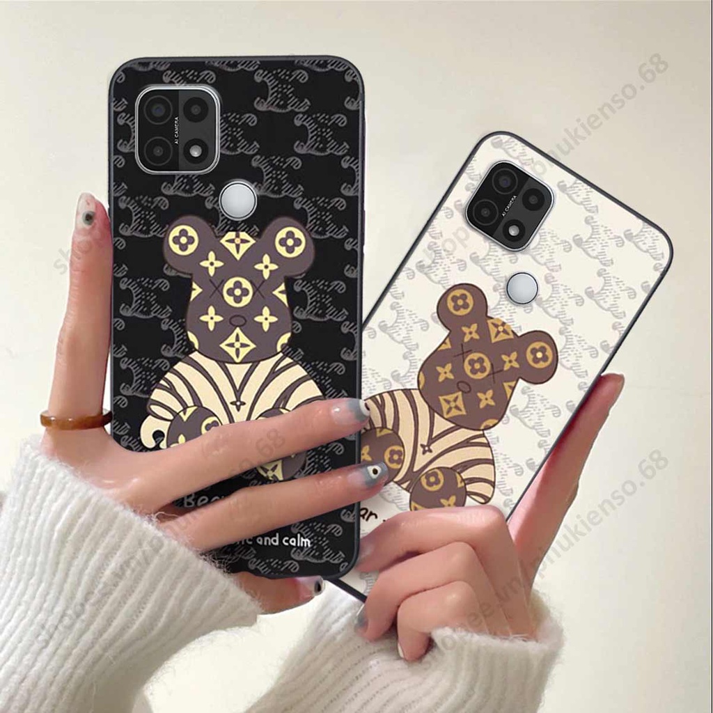 Ốp lưng điện thoại Oppo A15 / A15s elegant, gấu be@rbrick cao cấp, vỏ ốp rẻ đẹp