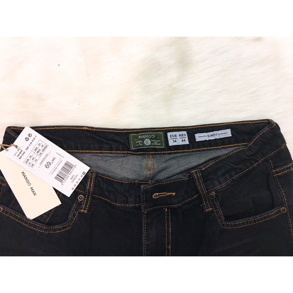 Quần jeans MANGO CLASSIC, hàng xuất xịn đi Tây Ban Nha rớt công