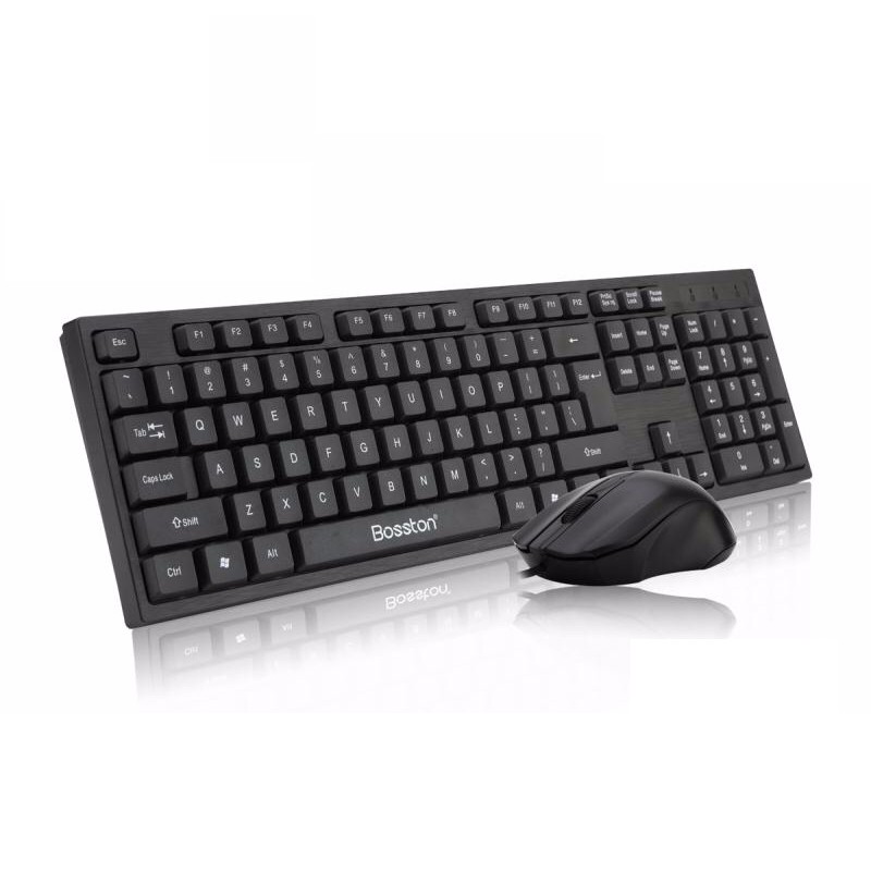 Bộ bàn phím và chuột văn phòng Bosston D5300 có dây | BigBuy360 - bigbuy360.vn
