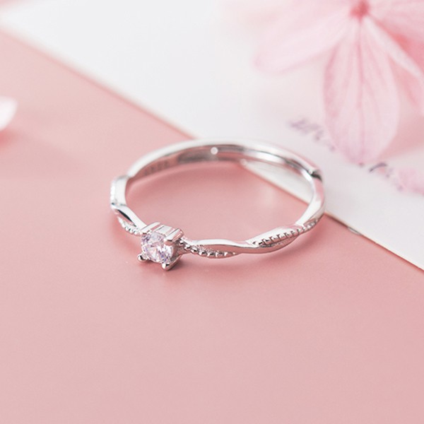 Nhẫn Bạc S925 Cá Tính Đẹp Đính Đá N2459 - Bảo Ngọc Jewelry