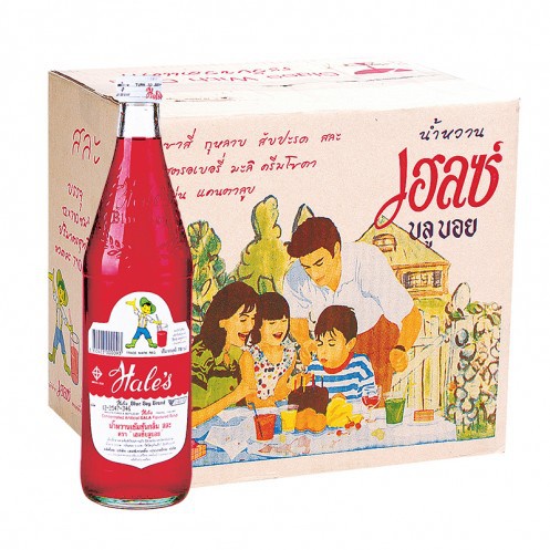 Siro Thái Lan Hale's Blue Boy đậm đặc Sala Soda 710ml