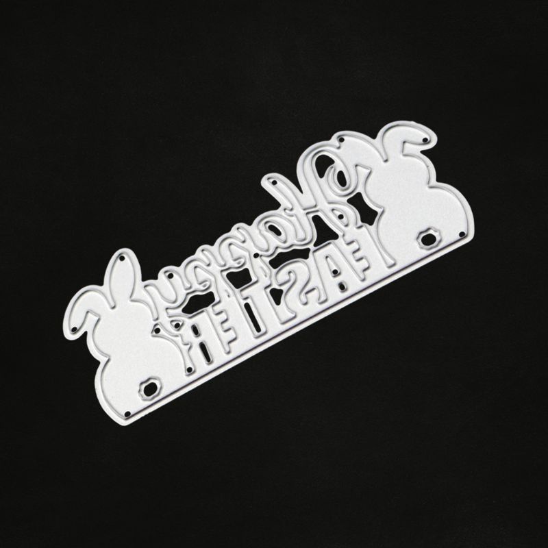 Khuôn Cắt Thẻ Giấy Hình Thỏ Phục Sinh Trang Trí Album Sổ Tay DIY