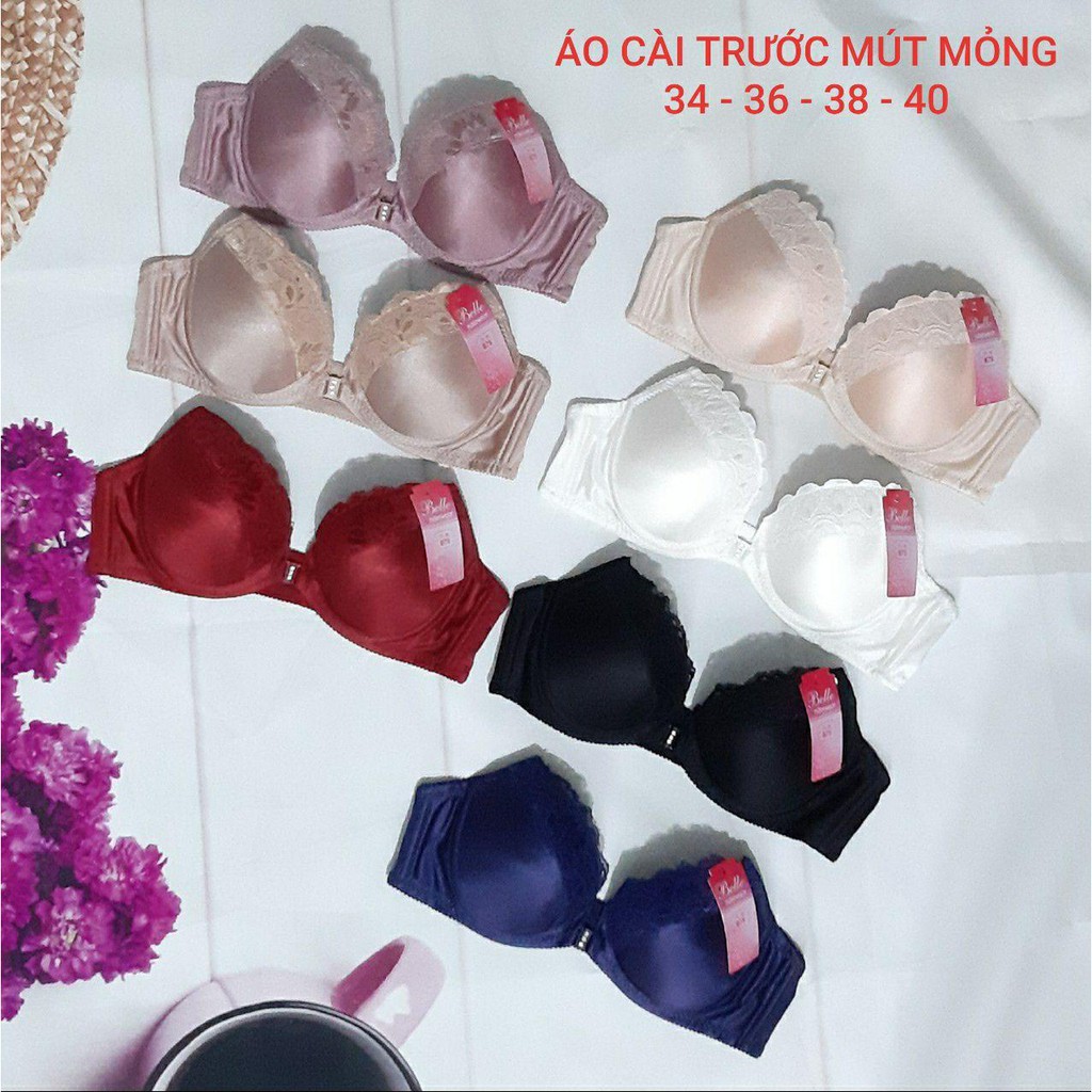 Áo Ngực Cài Trước Ko Mút - Áo Vải - Belle