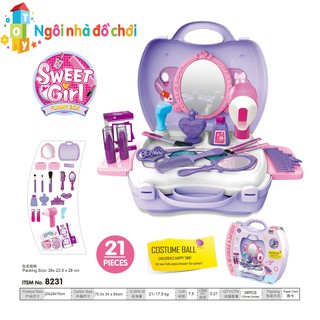 Đồ chơi valy Bowa dụng cụ làm tóc 8231