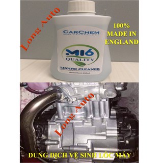 Dung dịch vệ sinh, tẩy rửa lốc máy đầu bò MI6 England 200ml