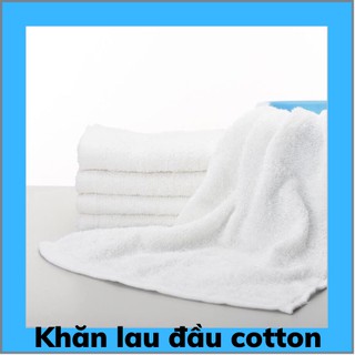 Khăn lau đầu trắng khách sạn 34x85 cm 90 gram Hàng xưởng đẹp
