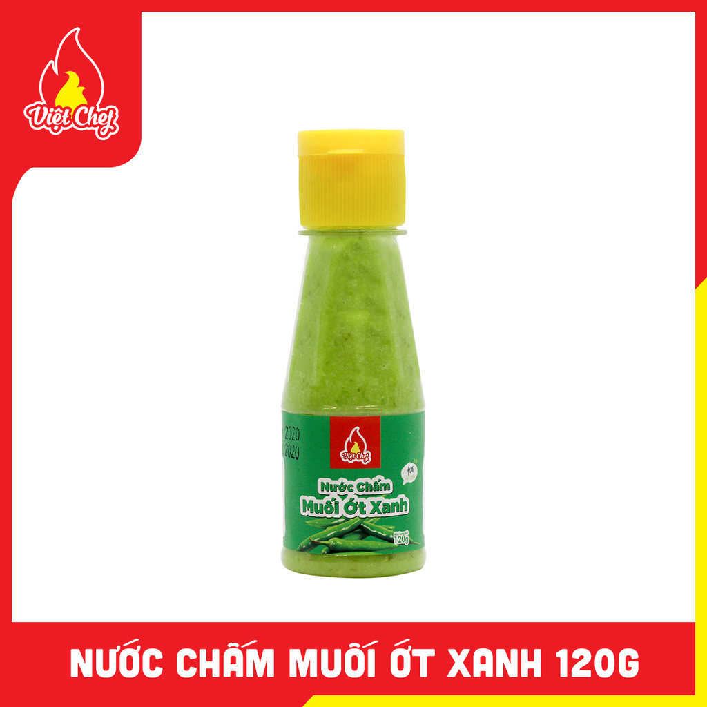 Nước Chấm Muối Ớt Xanh Chai 120g - Chuẩn Hương Vị Muối Ớt Xanh Siêu Ngon