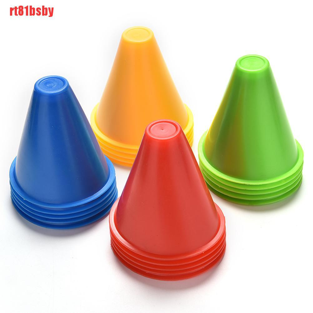 [rt81bsby]5PCS Marker Cones Slalom Skating Football Soccer Rugby Fitness Drill 2016NEW