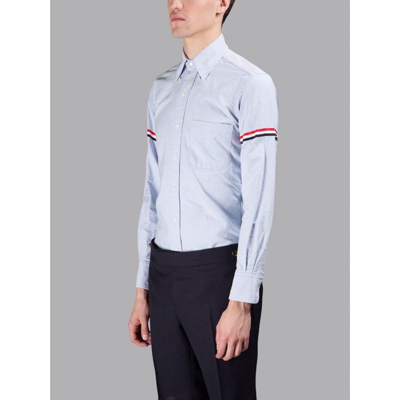 Áo sơ mi thom brown cao cấp vải oxford dày, bền