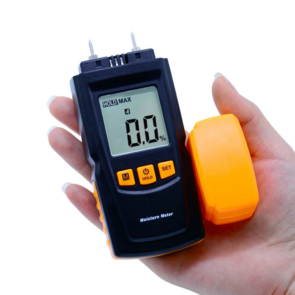 Máy Đo Độ Ẩm / Nhiệt Độ Gỗ Kỹ Thuật Số 20-90% 61 GM605