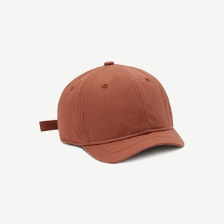 Mũ Lưỡi Trai Vành Ngắn Mềm Mại Màu Trơn Kiểu Hip-Hop Đường Phố Cá Tính Cho Nam