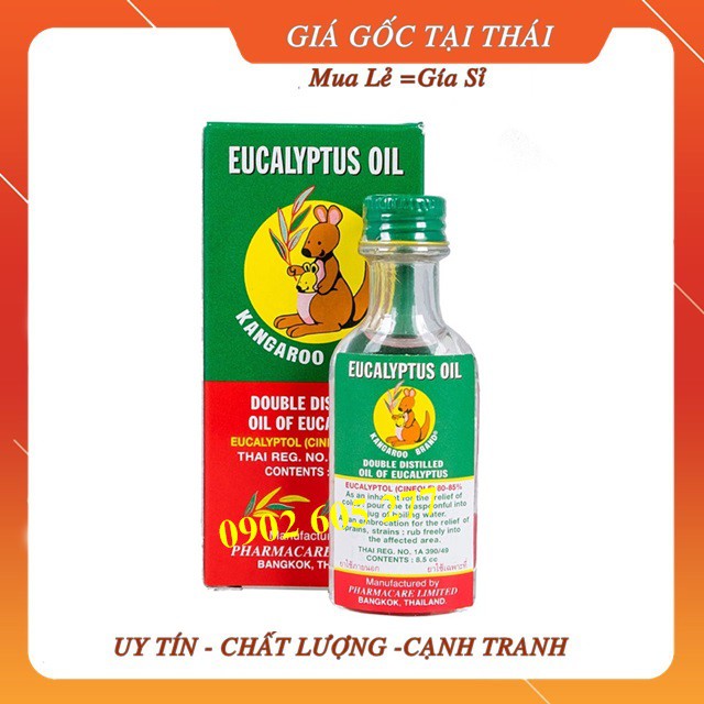 [CHÍNH HÃNG] Dầu khuynh diệp Kangaroo Thái Lan 28cc