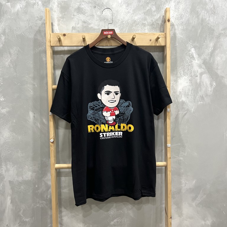 ÁO THUN THỜI TRANG CLB BÓNG ĐÁ MANCHESTER UNITED RONALDO LEGEND CHIBI 2022