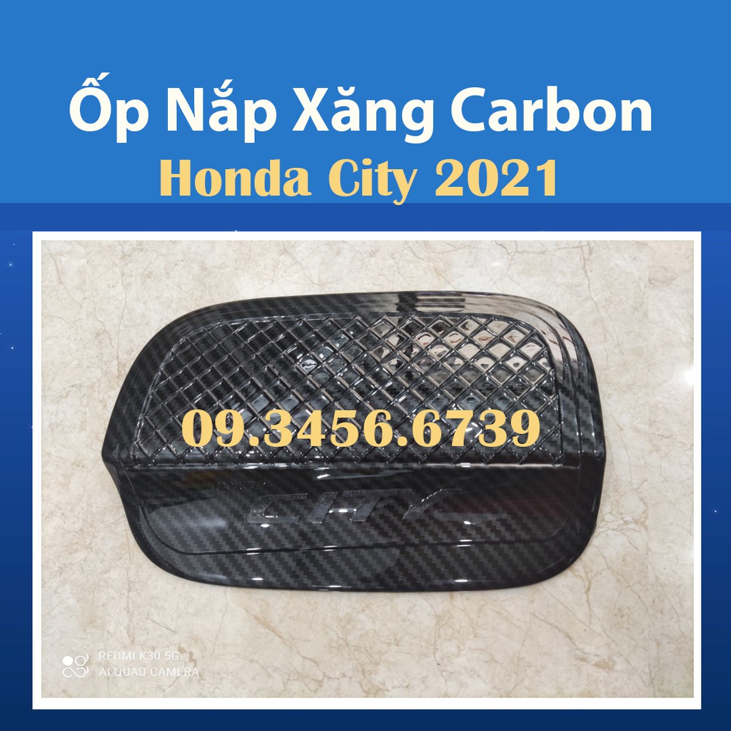 Ốp Nắp Bình Xăng xe Honda City 2021 Cao cấp