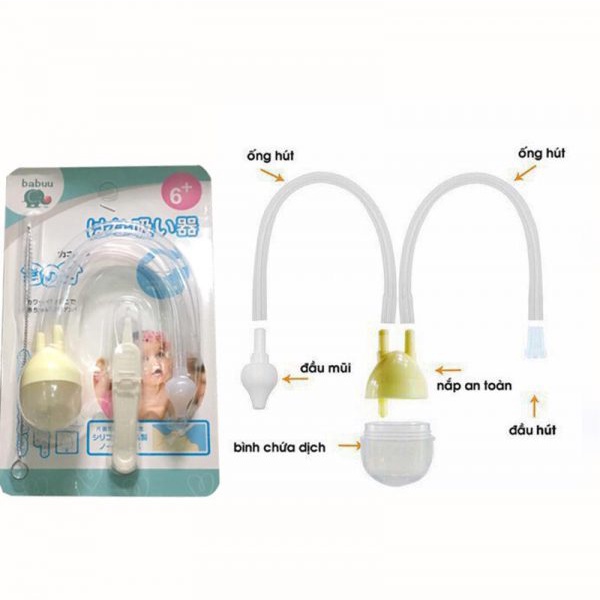 Dụng cụ hút mũi kèm kẹp gắp baby babuu - ảnh sản phẩm 3