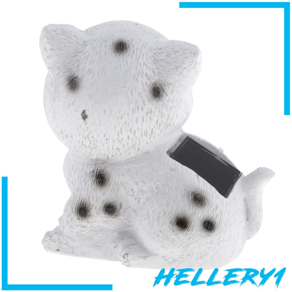 1 Đèn Năng Lượng Mặt Trời Hình Cú / Mèo Cho Sân Vườn