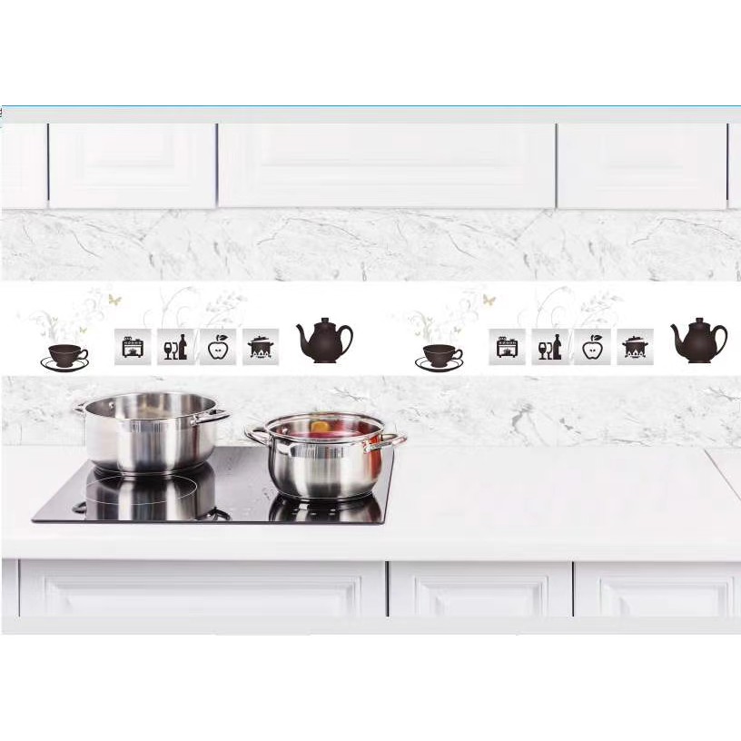 1m decal tráng nhôm cách nhiệt mẫu ẤM TRÀ khổ 60cm keo sẵn