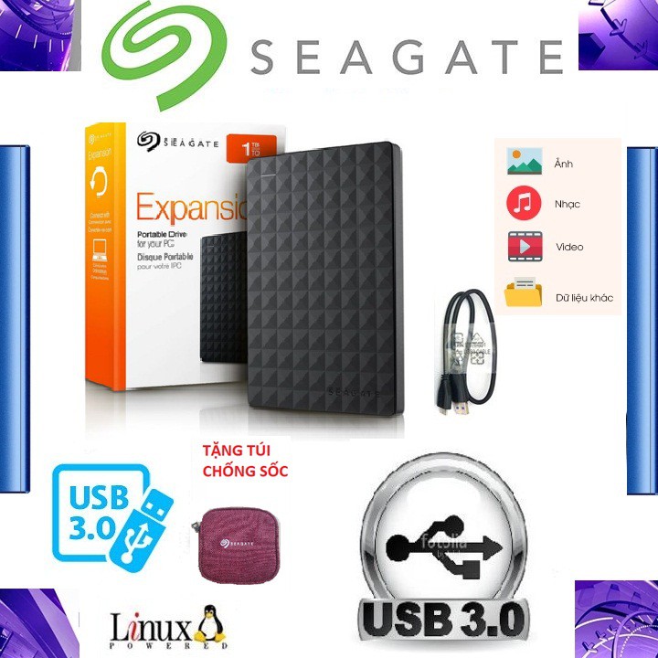 ổ cứng di động Seagate Expantion 500GB USB 3.0