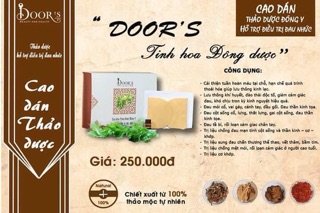 Cao dán thảo dược đông y
