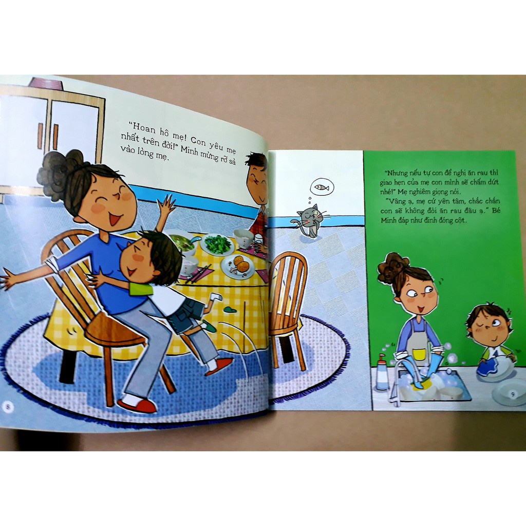 Sách - Combo Bé Khỏe Mỗi Ngày - Nếu không ăn rau thì sao/ Nếu không cắt tóc thì sao/ Nếu nhịn tiểu thì sao (6 Cuốn)