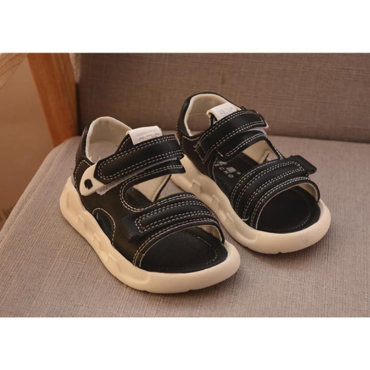 Dép Sandal Trẻ Em ♥ FREESHIP ♥ Dép Sandal Quai Ngang Bé Trai Da Mềm Đi Êm KX002