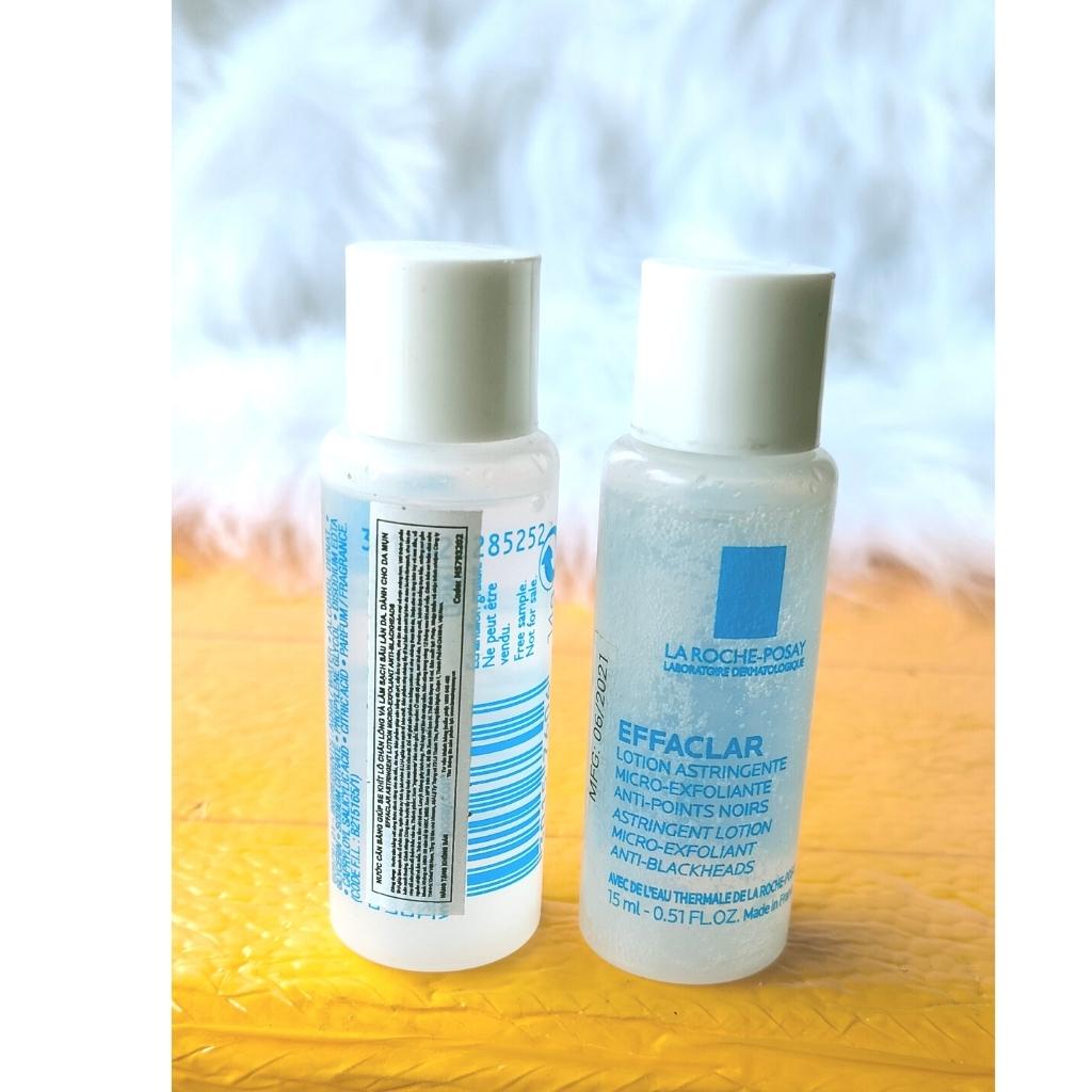 2 Chai Nước hoa hồng giúp se khít lỗ chân lông và làm sạch sâu da dành cho da mụn (mini 14g/chai)
