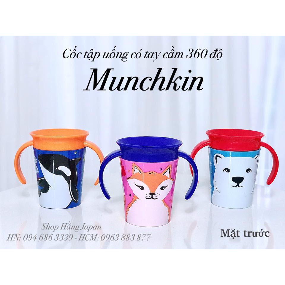 Cốc tâp uống 360 chống sặc Munchkin