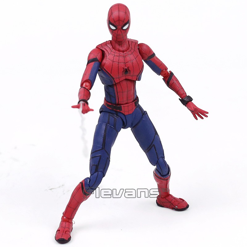 MÔ HÌNH NHÂN VẬT FIGURE SHF SPIDER MAN STARK SUIT BL