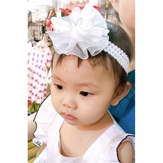 băng đô turban tóc giả cho bé