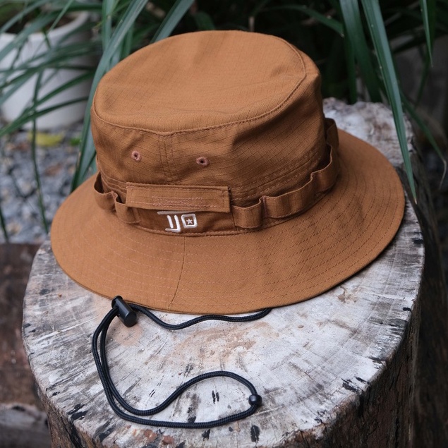 Mũ tai bèo TJO Bucket Hat style Camping, cắm trại, du lịch, vintage