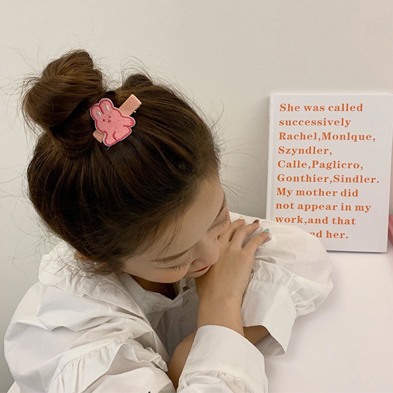 Kẹp tóc mái gắn hình thú vật hoạt hình đáng yêu cho bé gái