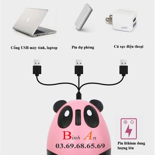 Chuột không dây mini Panda Mouse