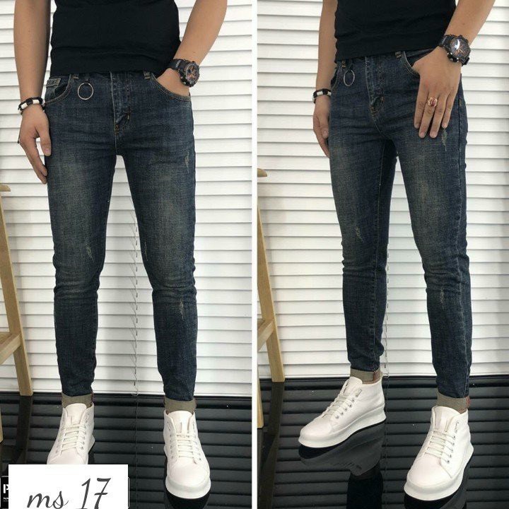 Quần jean nam đẹp co giãn from đẹp Soái Ca hợp Thời Trang ms17