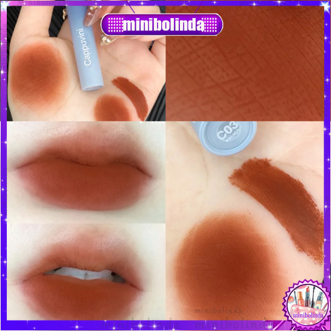 [Hàng mới về] Son Kem Lì Cappuviini Mềm Mịn Lâu Trôi Và Không Khô Môi