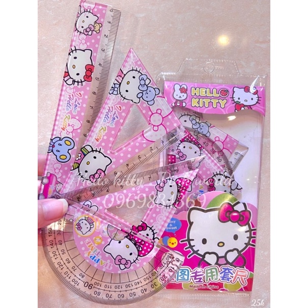 sét thước hello kitty