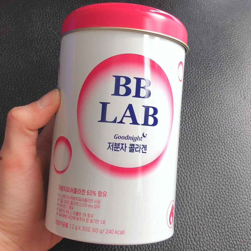 Bột uống cung cấp Collagen đẹp da thương hiệu BB LAB Good night collagen 2g*30