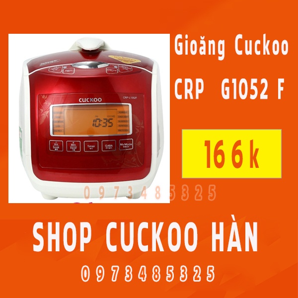 Gioăng nồi cơm điện Cuckoo 1052F