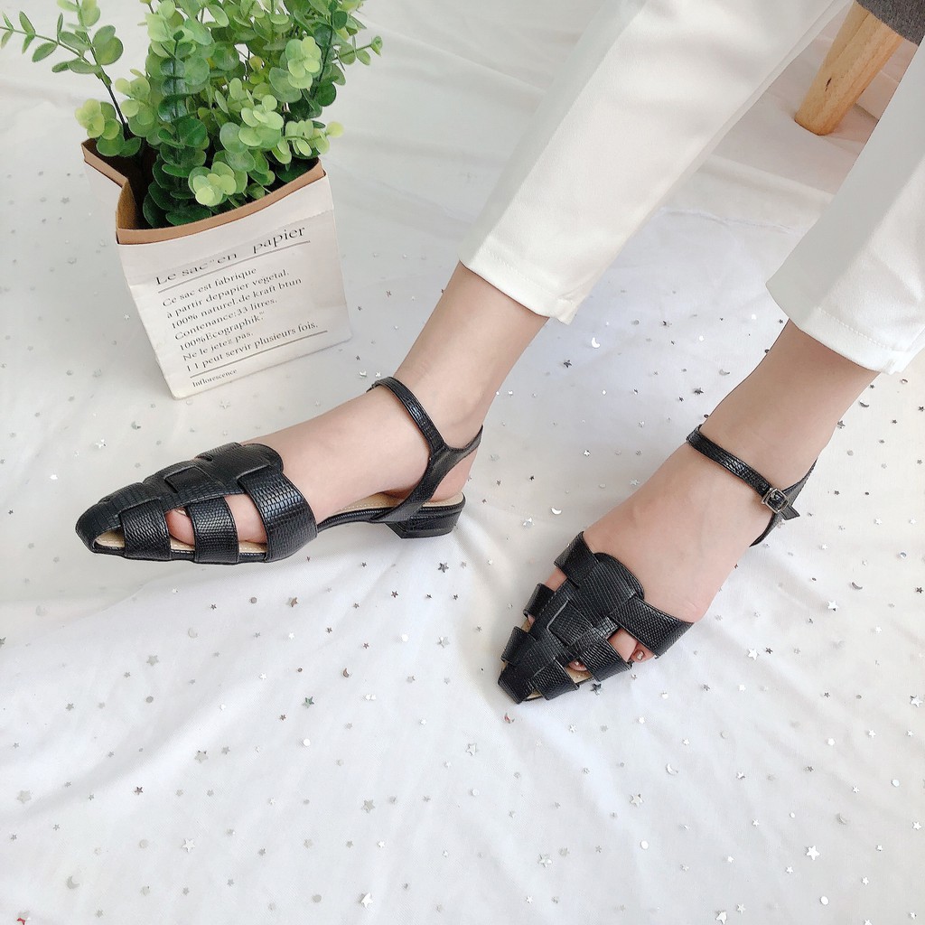 GIÀY SANDAL NỮ RỌ CHIẾN BINH CÁ SẤU 2P VNXK