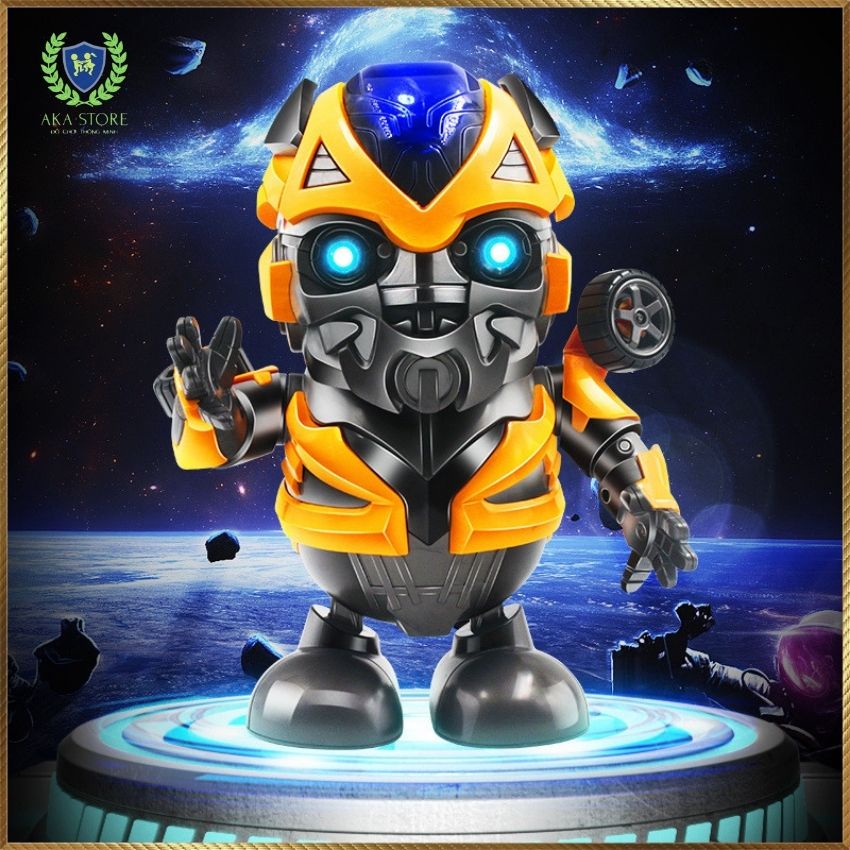 [QUÀ TẶNG 10K] Đồ chơi robot nhảy múa Bumblebee bản nâng cấp iron man nhảy múa, hàng siêu đẹp và cứng cáp, AKA Store