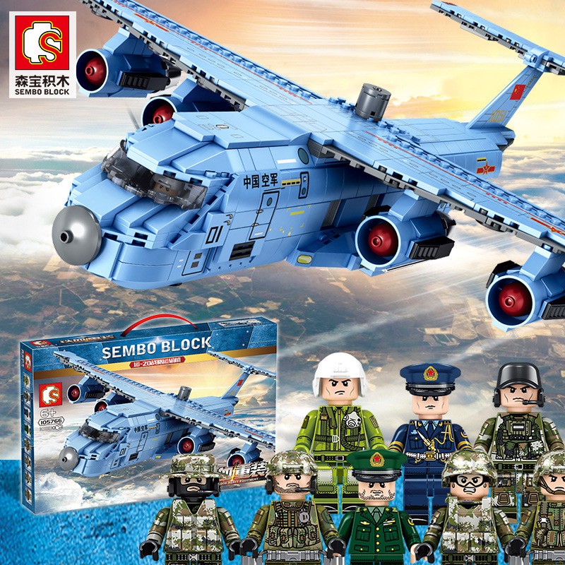 Bộ Đồ Chơi Lego Lắp Ráp Mô Hình Xe Vận Chuyển Quân Đội 105766