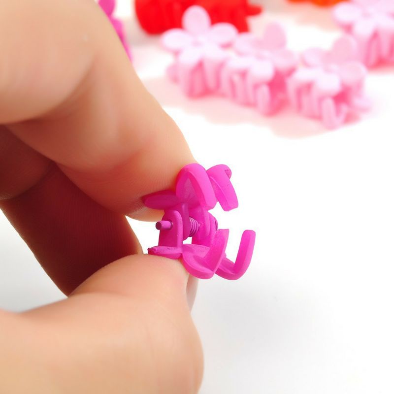 Set 50 Kẹp Tóc Càng Cua Mini Nhiều Màu Cho Bé Gái