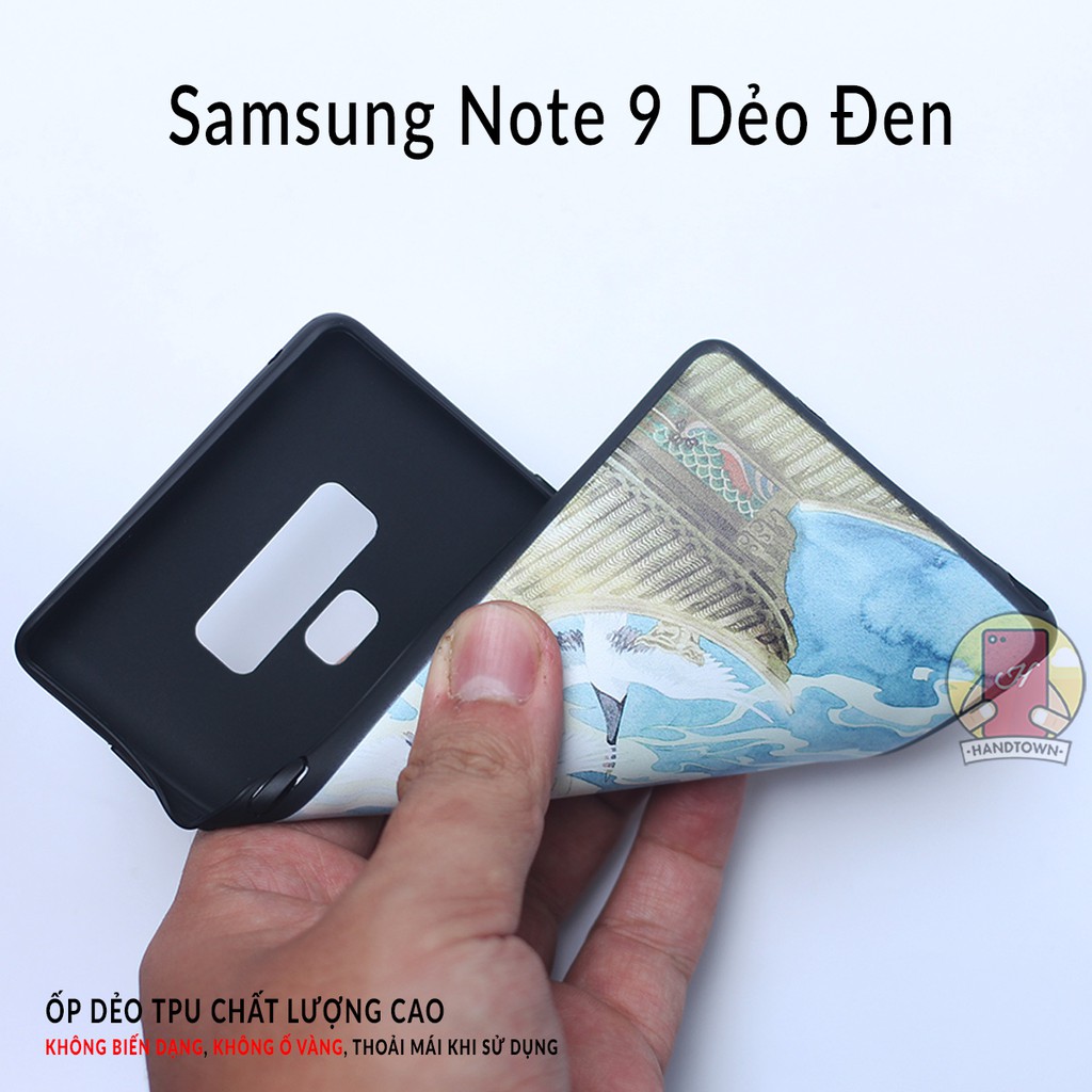 Ốp lưng Samsung Galaxy Note 9 dẻo đen in hình Phần B