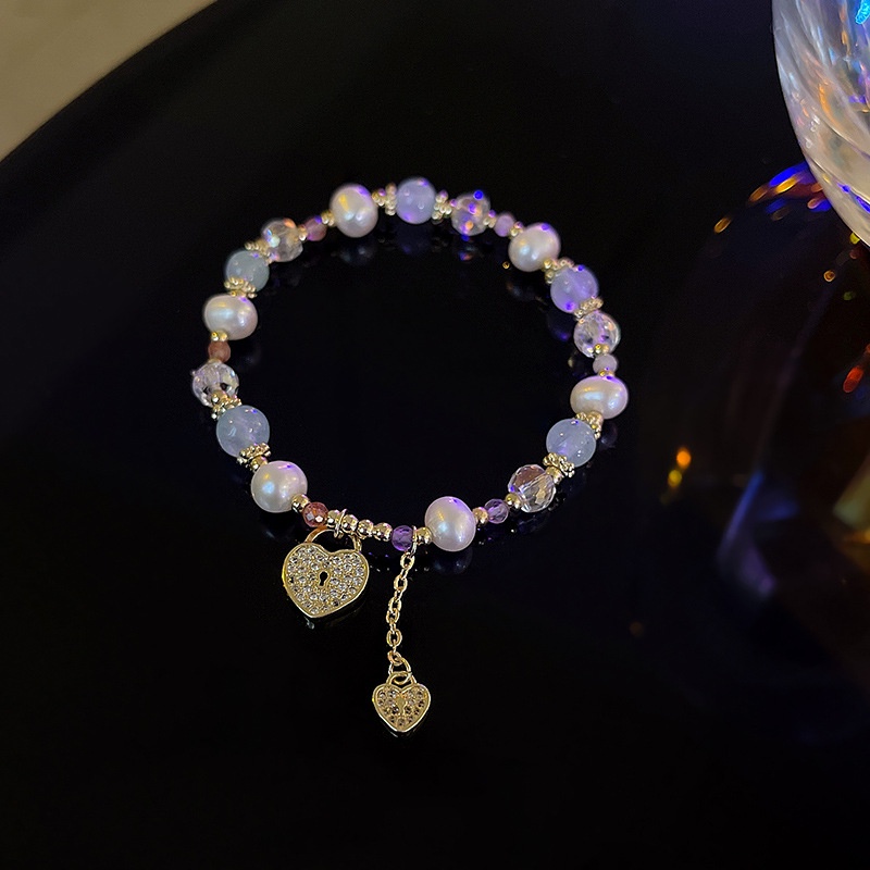 Vòng Đeo Tay Đính Hạt Ngọc Trai Siêu Lấp Lánh Thời Trang Năm 2022 Cho Nữ