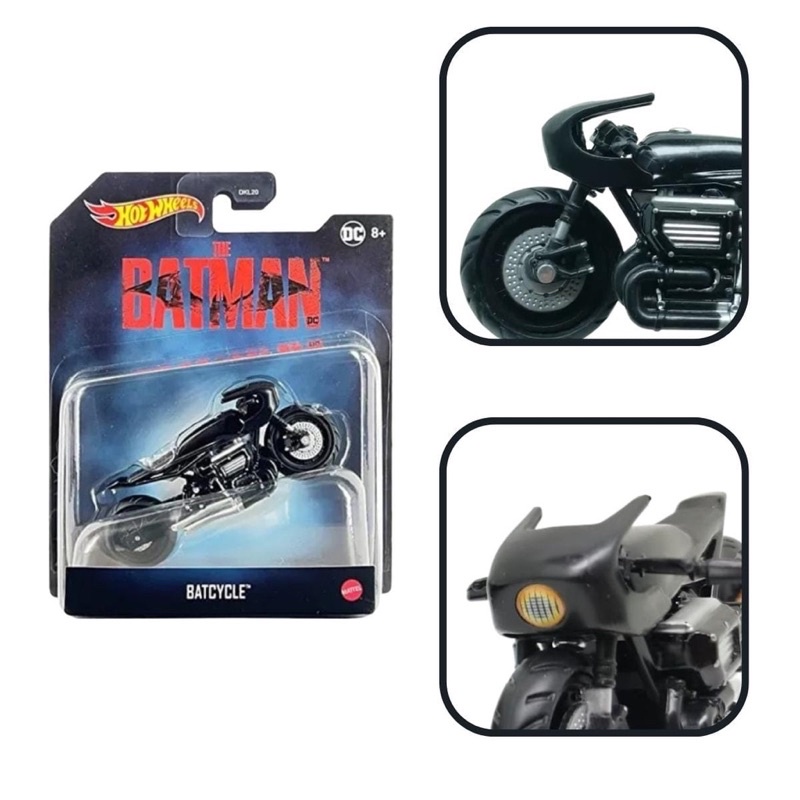 Đồ Chơi Hotwheels, Xe Hợp Kim Hàng Cao Cấp DC Kiểu Dáng Batman, WinRio.Store
