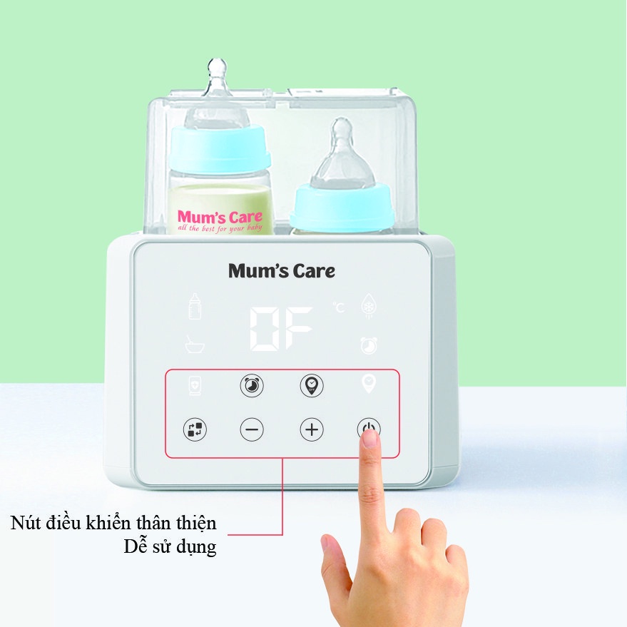 [BH 1 đổi 1] Máy hâm sữa và tuyệt trùng bình sữa điện tử Mum's care